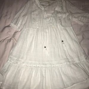 White sun dress